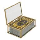 Tarot Game "Little Cottage" Glass, gold, L.13 cm Multicolored