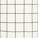 Ceramic Lamp "Tim&eacute;o" Black pattern, H.25 cm Black and white
