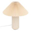 Table lamp "Talya" Porcelain, Beige, H.38 cm Beige