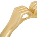 Heart Hand Decor "Amy" Resin, Gold, L.31 cm Gold