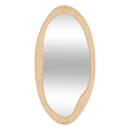 Organic Rope Mirror "Laia" Beige, H.114 cm Beige