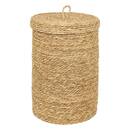 Set of 9 round baskets "Little Cottage" Rod, D.14/19/24/28/35 cm Beige