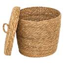 Set of 9 round baskets "Little Cottage" Rod, D.14/19/24/28/35 cm Beige