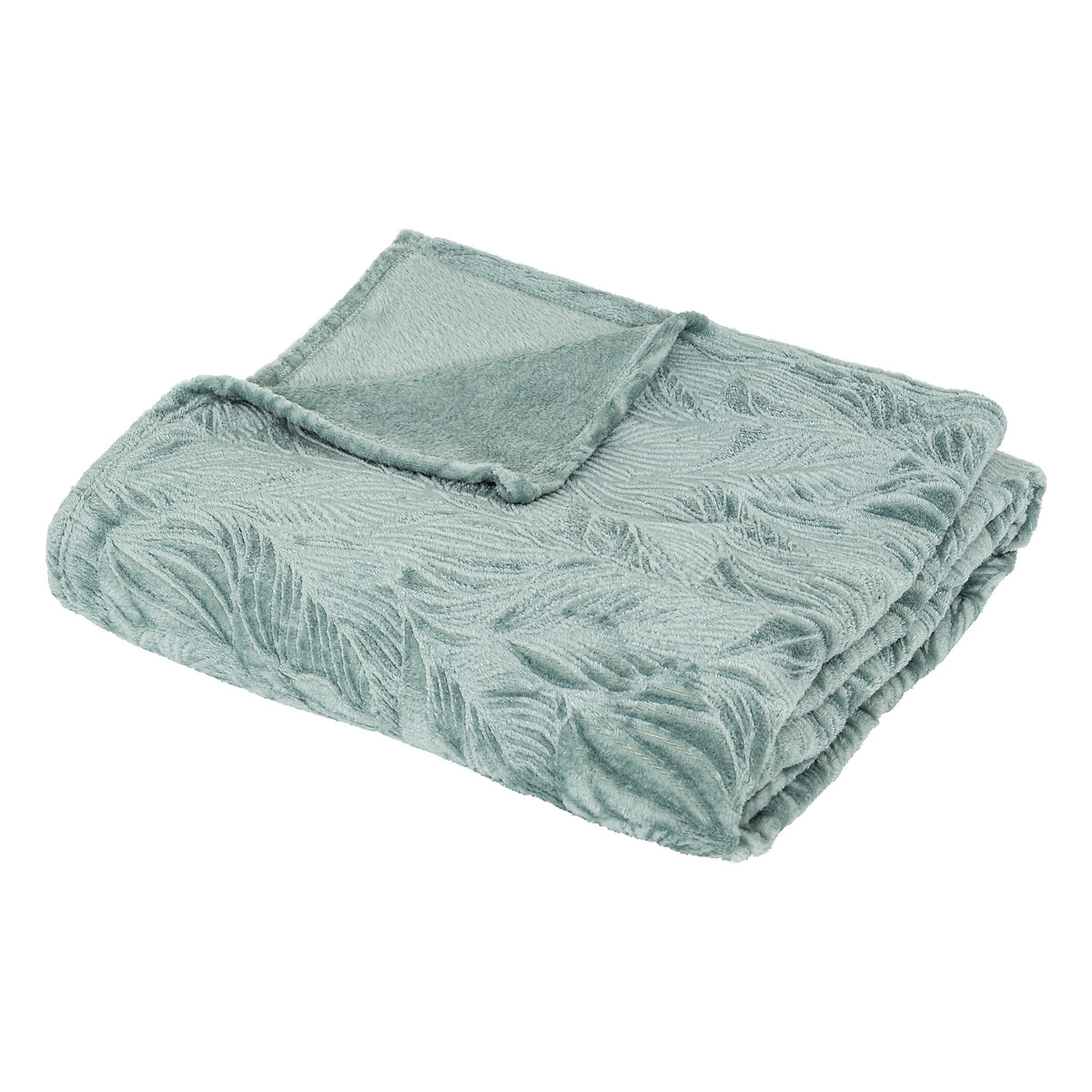 Flannel Throw "Ryo" Blue, 180x230 cm Light blue