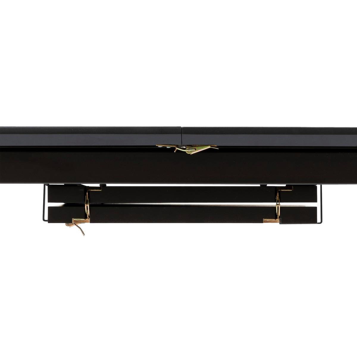Extendable Dining Table "Aubrey" Black, 180x220 cm Black