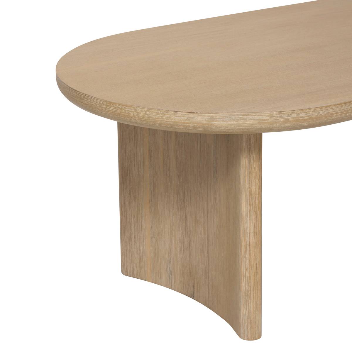 Coffee table "Lousada" Natural wood, 110x60 cm Natural wood