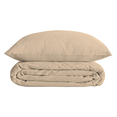 3-piece bedding set "landiha" percale, beige, 240x220 cm