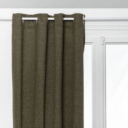 Blackout/insulating curtain 'soana' khaki green, 140x260 cm