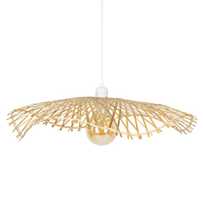 Pendant light "tess" bamboo, d.58 cm