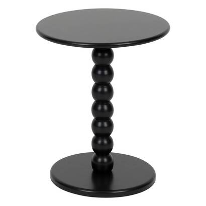Chamlo coffee table black, d.38 cm