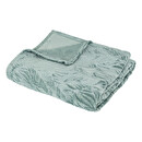 Flannel Throw "Ryo" Blue, 180x230 cm Light blue