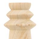 Set of 2 candle holders "Uma" H.23.5 cm Beige