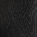 Extendable Dining Table "Aubrey" Black, 180x220 cm Black