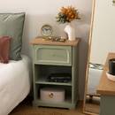 "Mohéa" Nightstand Celadon Green, H.67 cm Celadon green