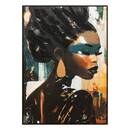 Framed Painting 'Isia' 100x140 cm Multicolored