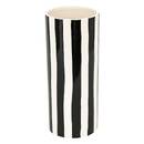 Ceramic Vase "Edric" Black & White, H.30 cm Black and white