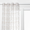 Embroidered Voile 'Hania' Beige, 140x240 cm Beige