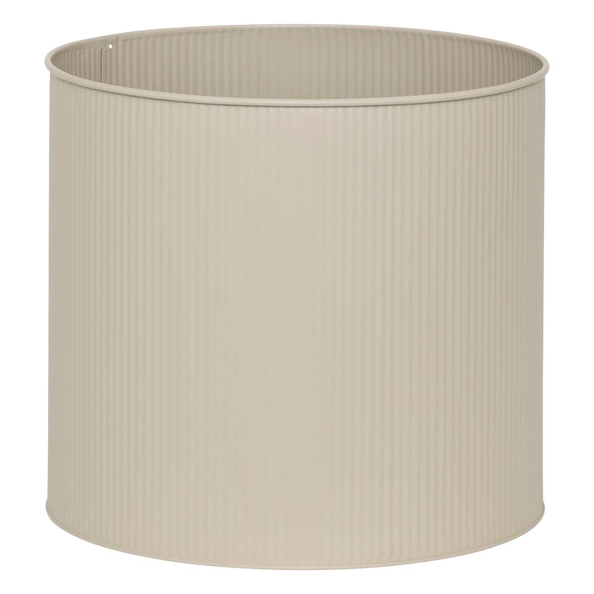 2 pots "Aze" Linen, D.30 x 44.3 cm Linen beige