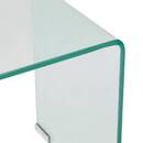 2 nesting tables "Lenia" Transparent, 51x47x30 cm Transparent
