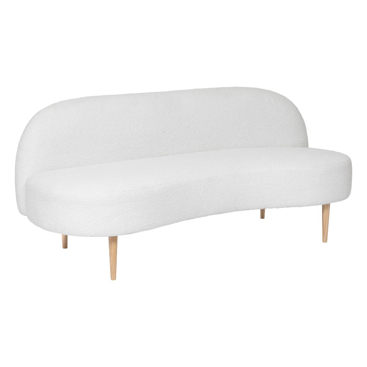 Bench "Insi" 2 seats, White, 172x75x72 cm White