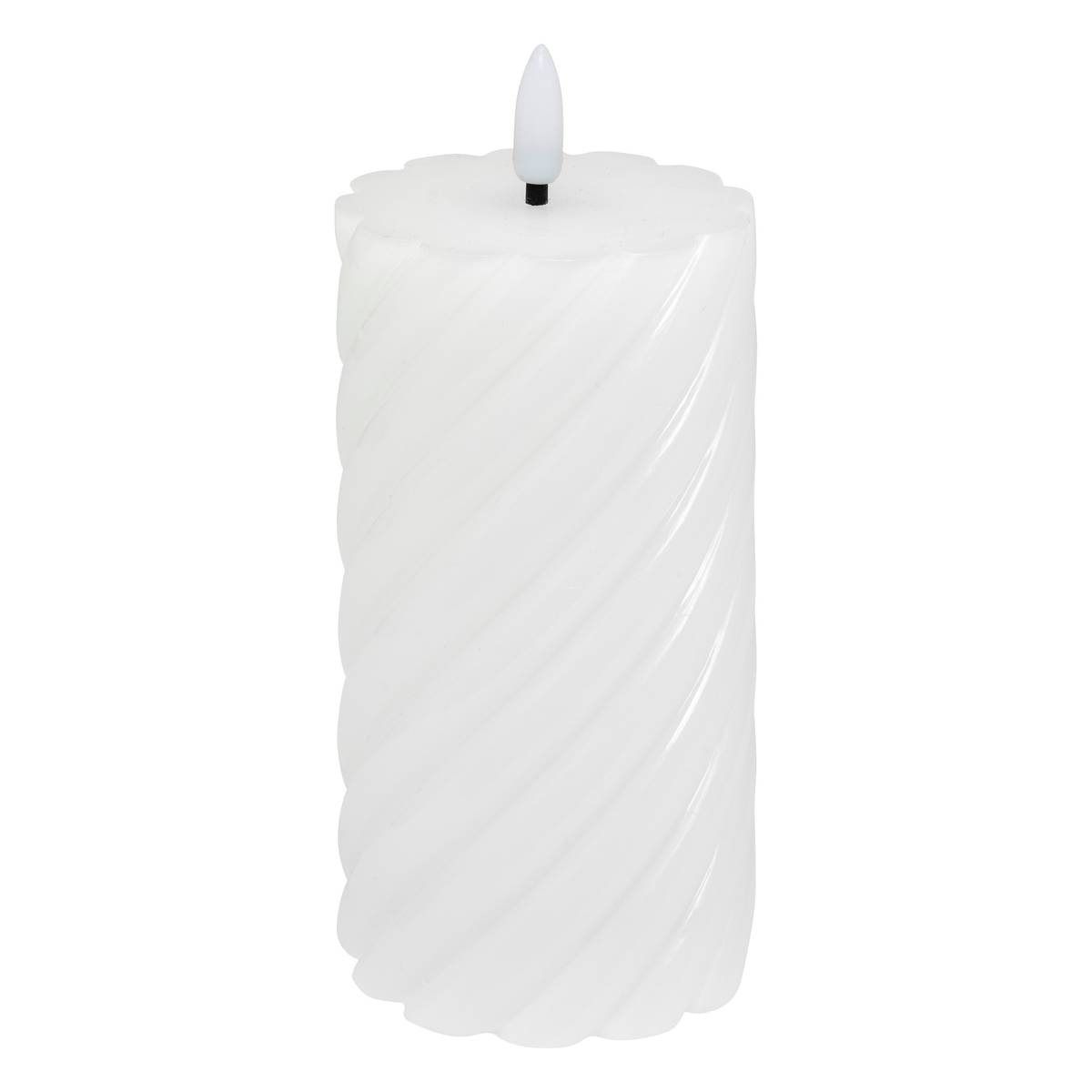 LED Candle "Aloe" White, 135g White