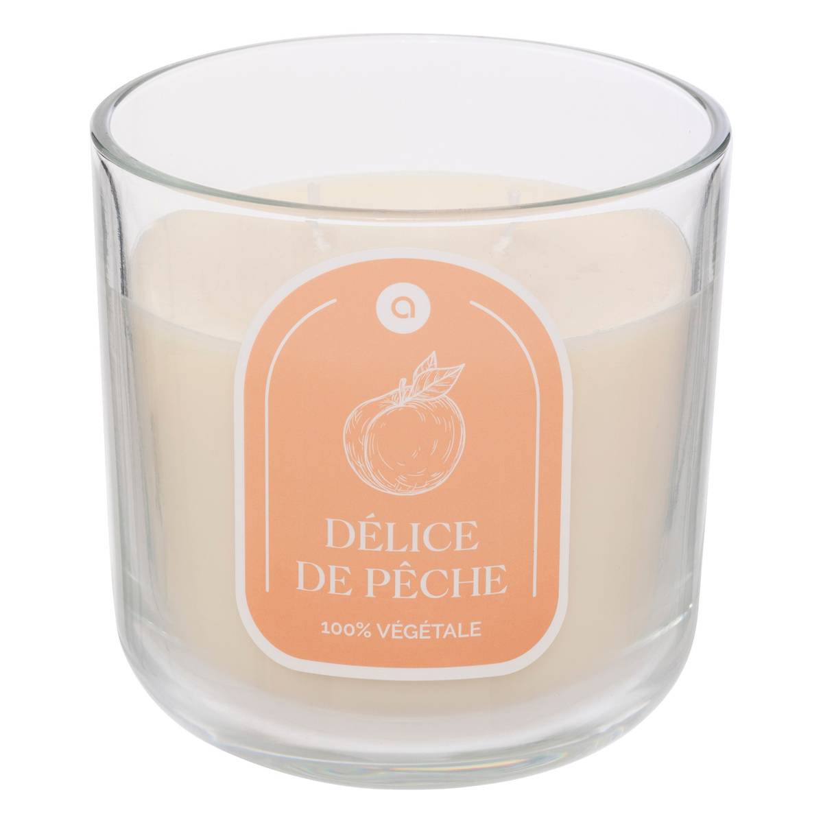 Scented Candle "Floa" Fishing, 350g Peach