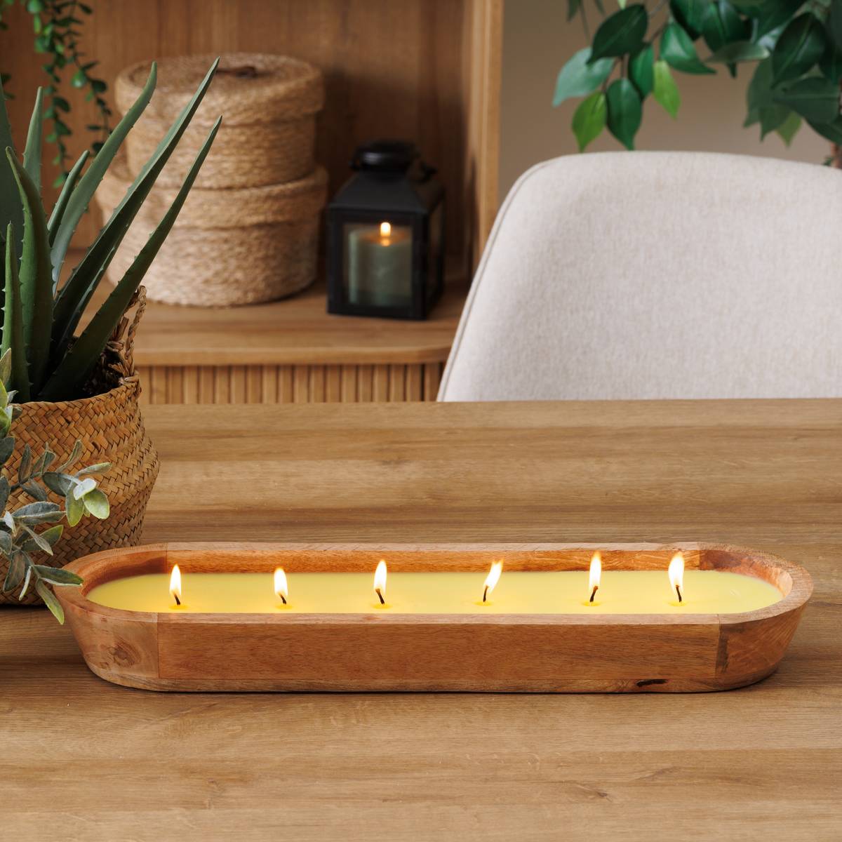 Scented Candle "Paola" Lemongrass, 900g Lemongrass