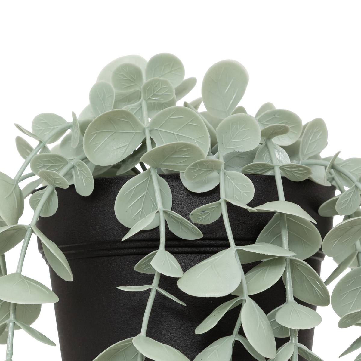 Artificial Potted Eucalyptus "Merly" Green, H. 51 cm Dark green
