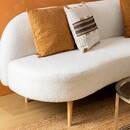Bench "Insi" 2 seats, White, 172x75x72 cm White