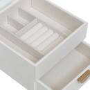 Jewelry Box "Wild" Wood, White, 20x20 cm White