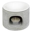 Oil Burner "Olioa" Cement, 11x7 cm Grey