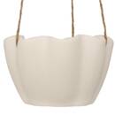 Hanging Flower Pot "Wild" Ceramic, White, H.17 cm White