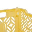 Folding crate "Arry" Yellow, 31x20x11.5 cm Yellow