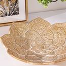 Bowl "Oasis" Resin, Gold, D. 29.5 cm Gold