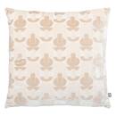 Cushion "Luna" Jacquard velvet, Linen, 40x40 cm Linen beige
