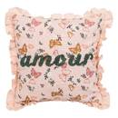 Embroidered Cushion "Alina" Multicolor, 40x40 cm Multicolored