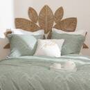 Embroidered Cushion "Wild" White, 45x45 cm White