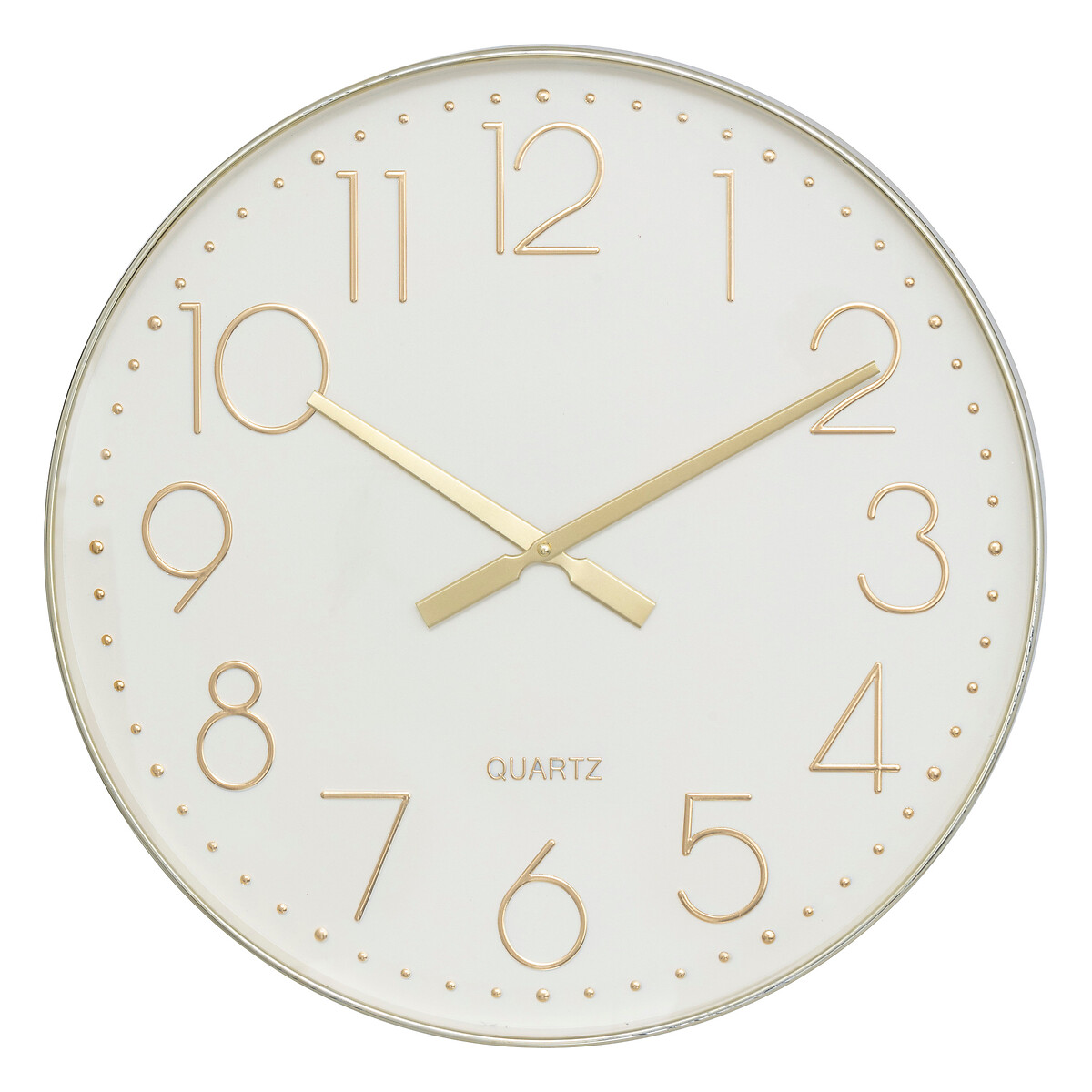 Clock "Laure" Linen, D. 50.8 cm Linen beige