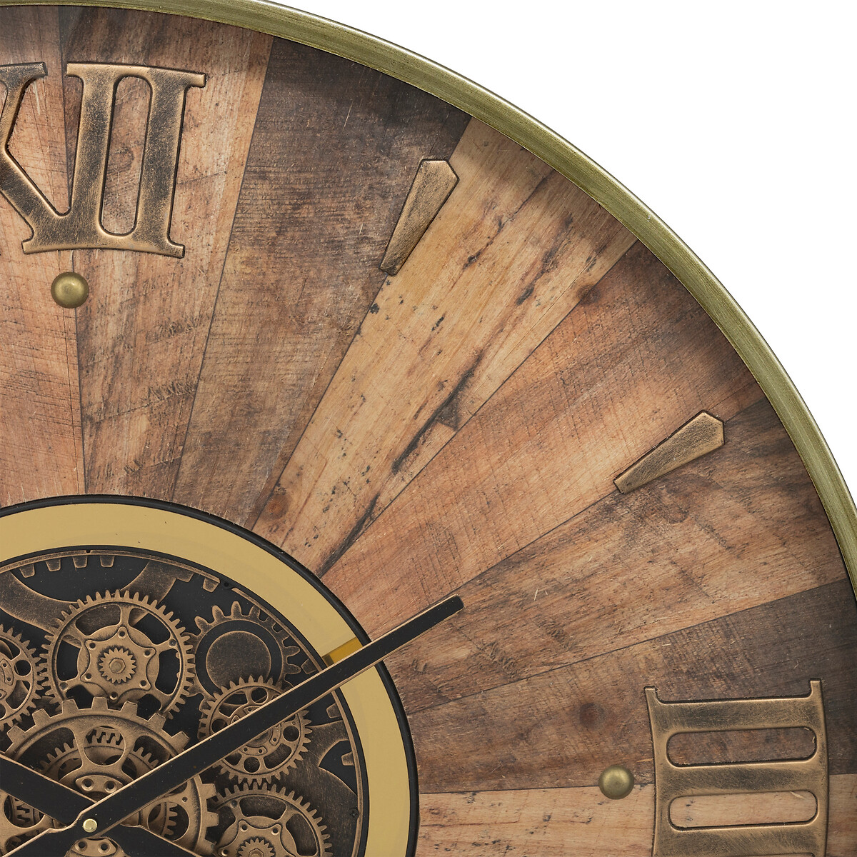 Clock "Keane" Brown, D. 80 cm Brown
