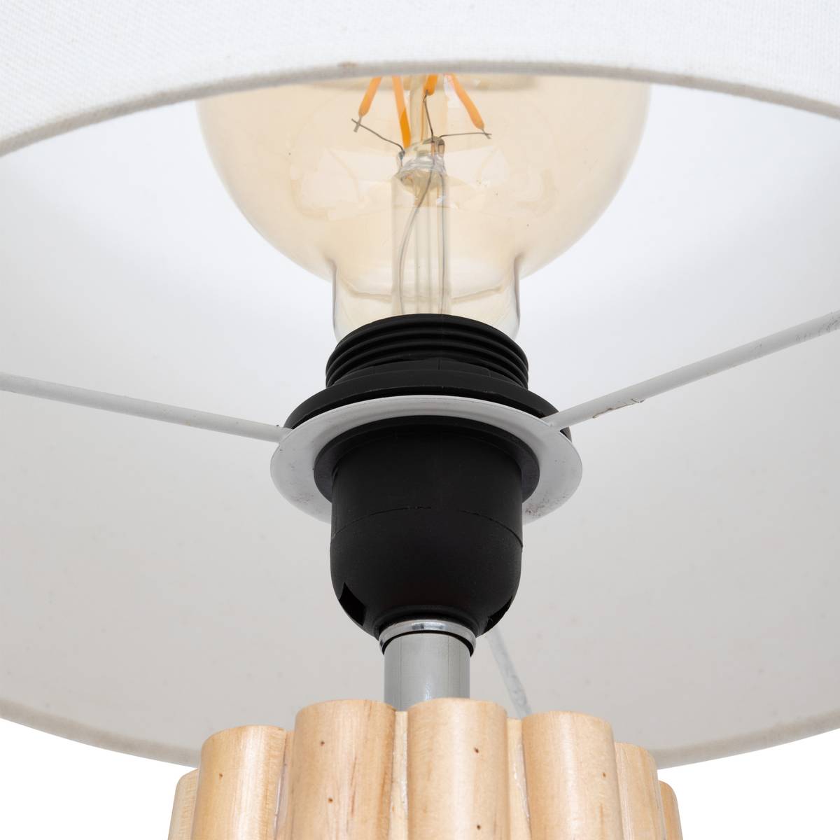 Table lamp "Adon" Beige, H. 53 cm Beige
