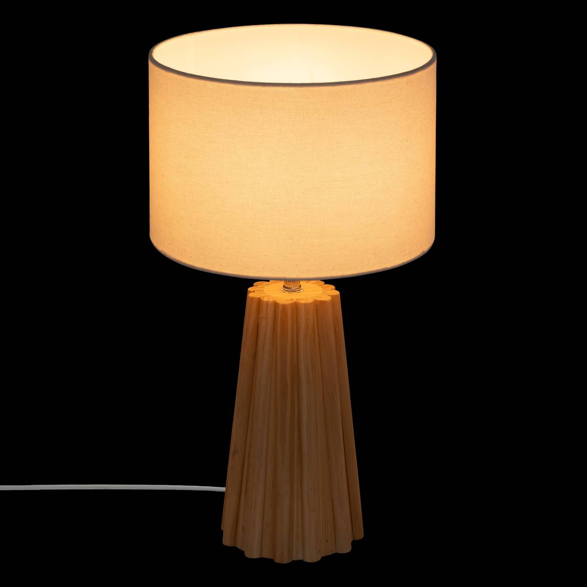 Table lamp "Adon" Beige, H. 53 cm Beige