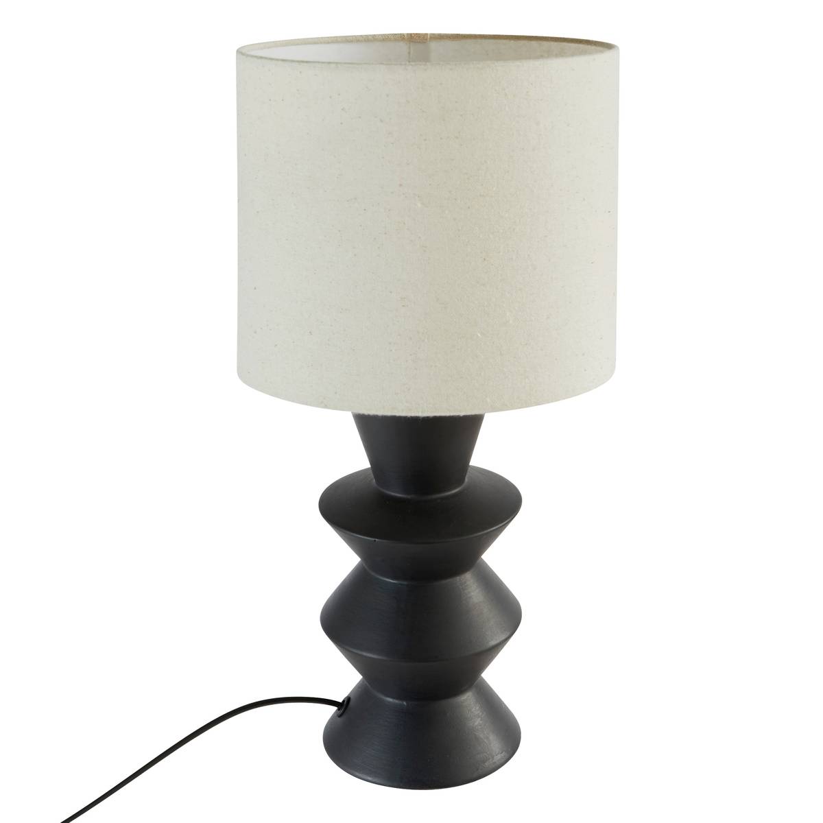 Table Lamp "Yulia" Black, H. 40 cm Black