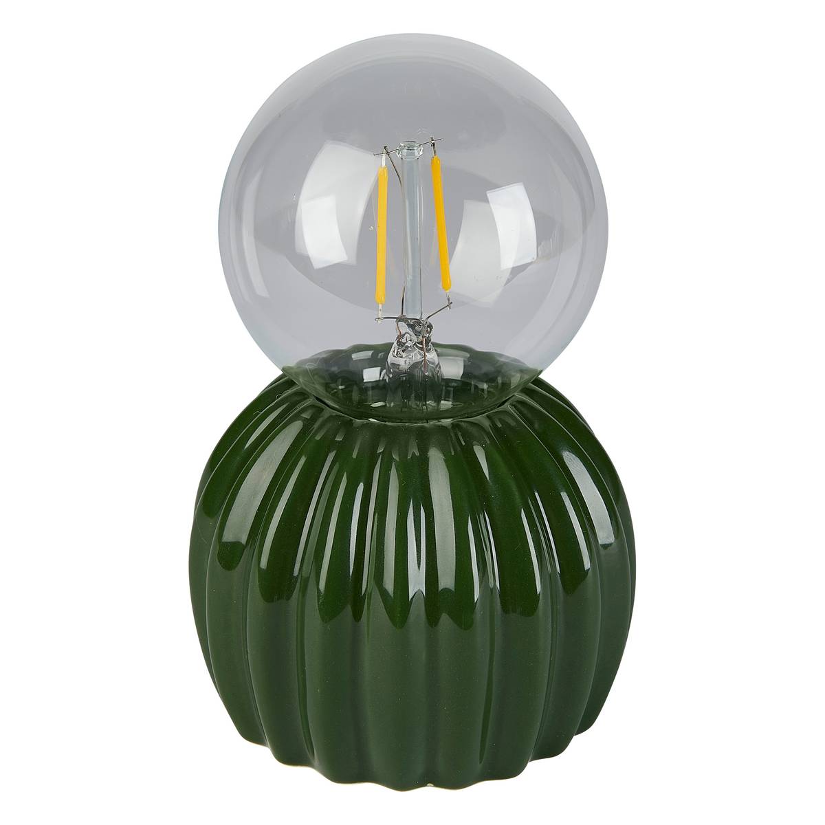 LED Table Lamp "Cactos" Green, H. 15.2 cm Green
