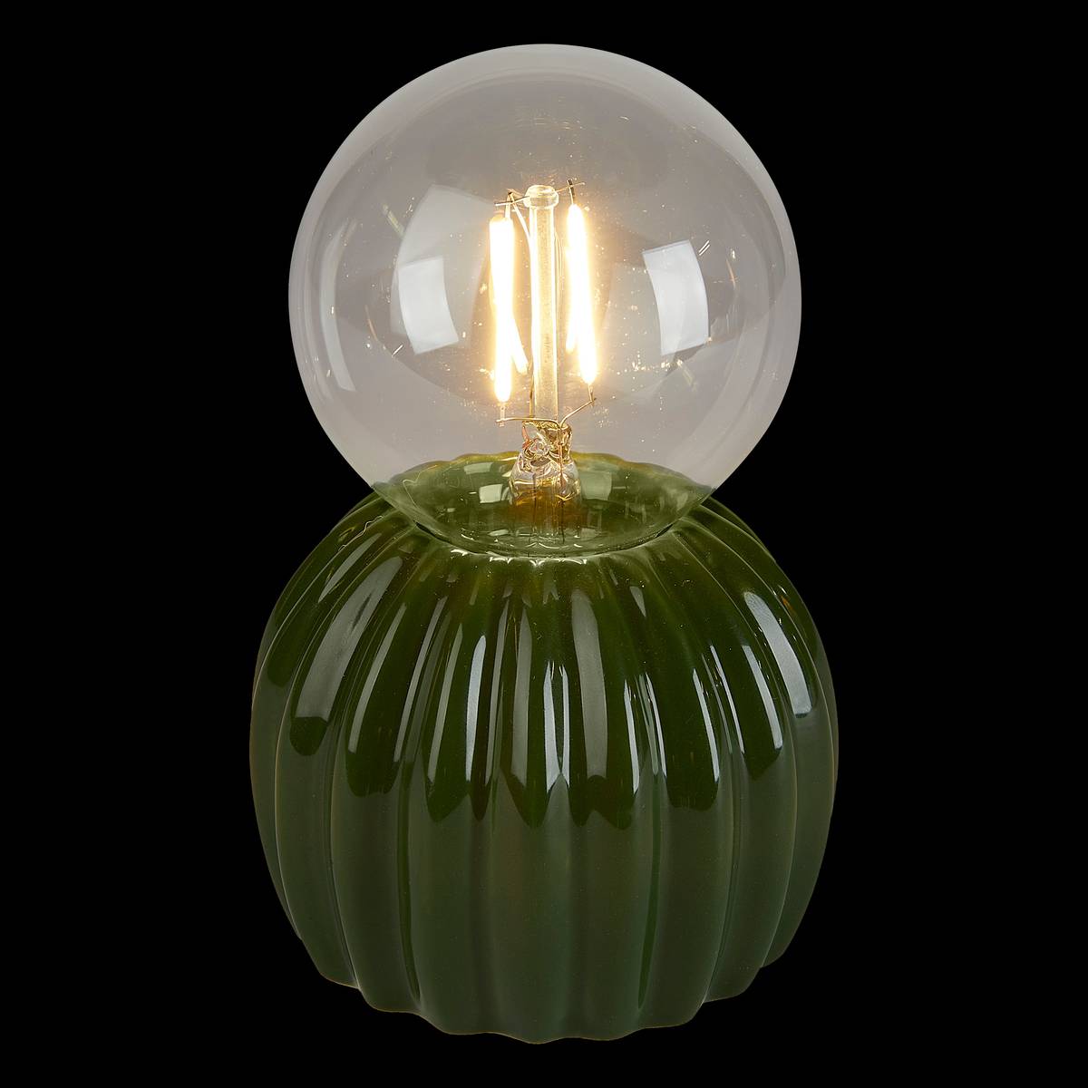 LED Table Lamp "Cactos" Green, H. 15.2 cm Green