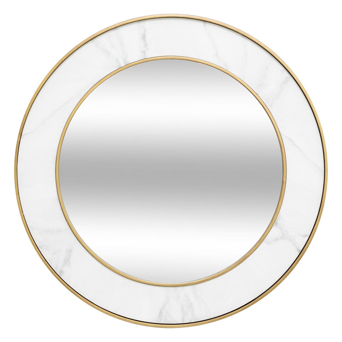 Mirror "Alisha" White, D.74 cm White