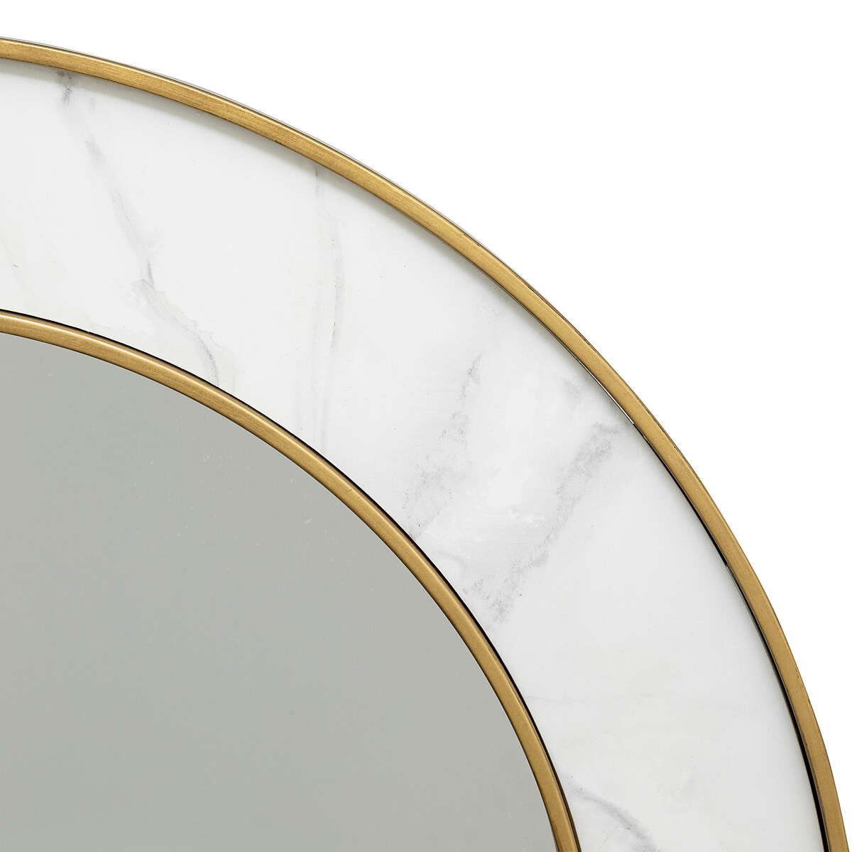 Mirror "Alisha" White, D.74 cm White