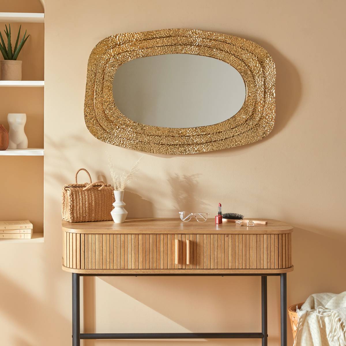 Mirror "Brenda" Gold, 89x58 cm Gold
