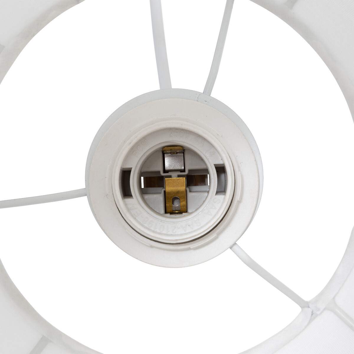 Pendant Light "Tobie" Cotton, White, D. 25 cm White