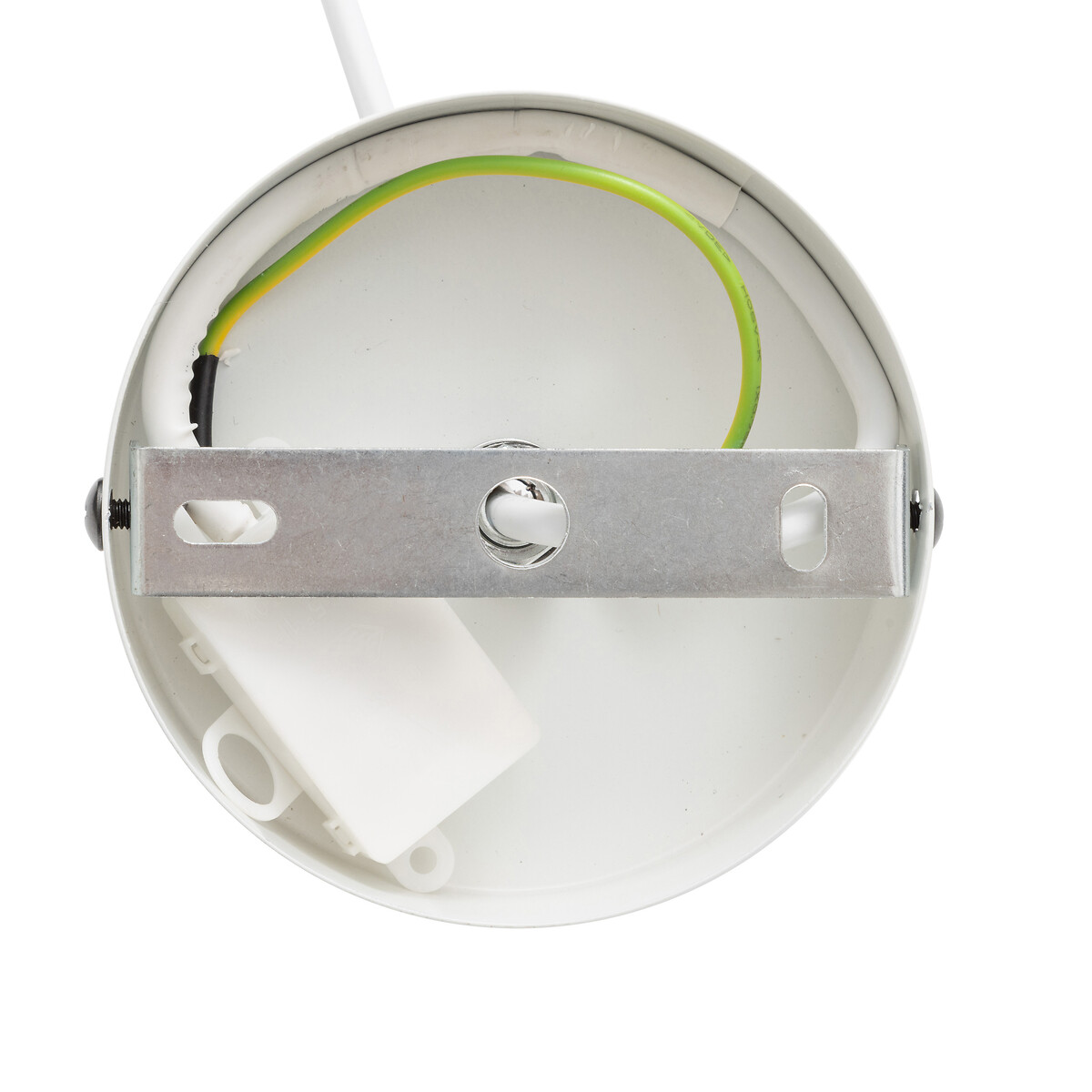 Pendant Light "Tobie" Cotton, White, D. 25 cm White