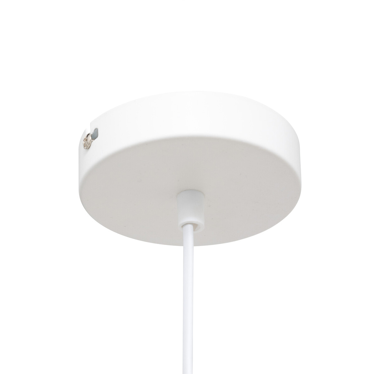 Glass Pendant Light "Travis" White, D. 25 cm White